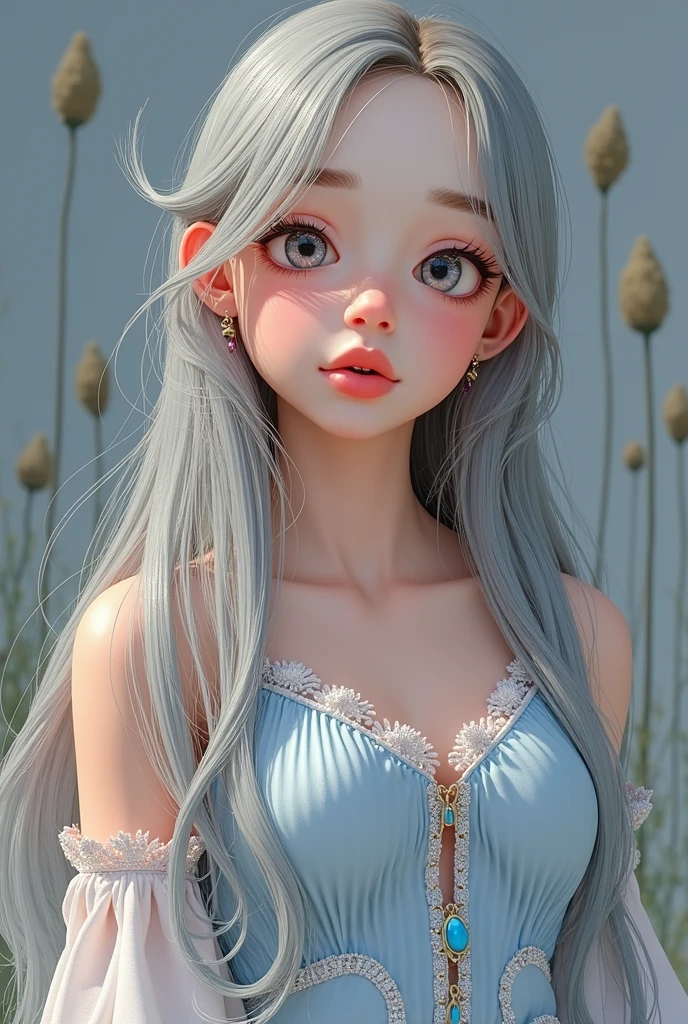 ((best qualtiy)), ((tmasterpiece)), (detail:1.4), Beautiful cyberpunk female images,hdr(HighDynamicRange),Ray traching,NVIDIA RTX,Hyper-Resolution,illusory 5,sub surface scattering,PBR textures,post-proces,Anisotropy Filtering,depth of fields,maximum definition and sharpness,Many-Layer Textures,Albedo e mapas Speculares,Surface coloring,Mitsu-Accurate simulation of material interactions,perfectly proportioned,rendering by octane,Two-colored light,largeaperture,Low ISO,White balance,Rule three points、8K raw data、Beautiful bright blue pupils,off-the-shoulder clothes,Fine pupils,Delicate face and eyes,long eyelasher,Blushlush,Delicate and fluffy hair,pink lip,Pure,Cute face,Sweet girl,Artistic sense,Casual wear,Advancedsense,butterflys,Cherry blossom petal,Beautiful hair accessories,Long hair and waist,Hair fluttering in the wind,Snow-white fox ears,curlies,Spirit pets