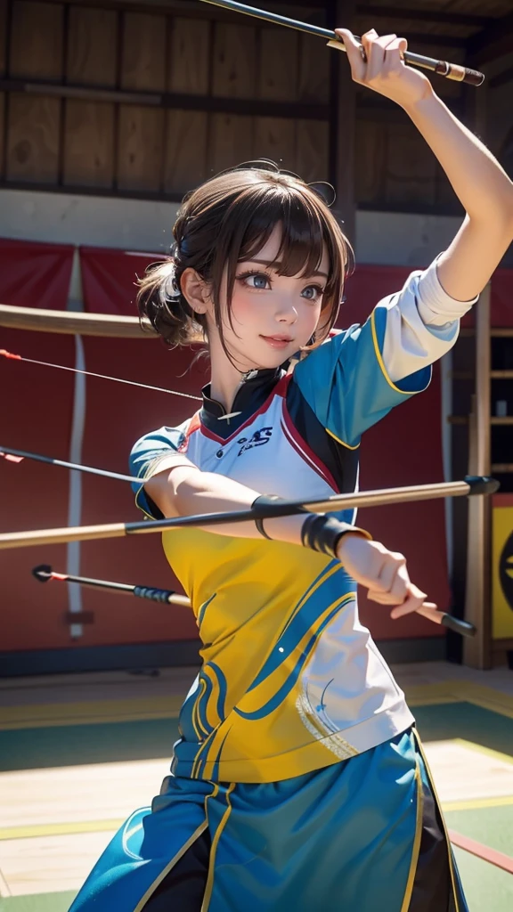exteriors，target，archery，Anime，aquarelle，sport，athletics，Athletic recurve，