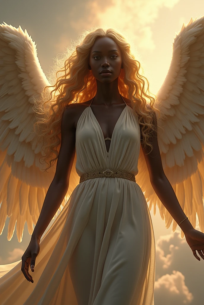 ((melhor qualidade: 1.5)), ((obra de arte: 1.5)), (hiper-realista), (detalhes intrincados) (volumetric), 1 powerful archangel with clouds in a late afternoon sky, arte oficial, papel de parede da unidade 8k, beautiful and aesthetic, cores vivas, elegante, dynamic angle, tiro de vaqueiro, a mais bela forma de caos, atmospheric, romantismo, design brutalista, (zenemaranhado, mandala, emaranhado, enemaranhado), (flower ???????: 1.2)arte conceitual, detalhes intrincados, altamente detalhado, fotorrealista, [OTOY Octane rendering], Motor irreal, Dynamic Pose, high resolution, (rosto realista: 1.1), (hiperrealista: 1.1), Olhos Perfeitos, Penteado, perfect hands, extremely fundo detalhado, dynamic background, (estilo-swirlmagic: 0.9), olhando para baixo, Sozinho, tronco, fundo detalhado