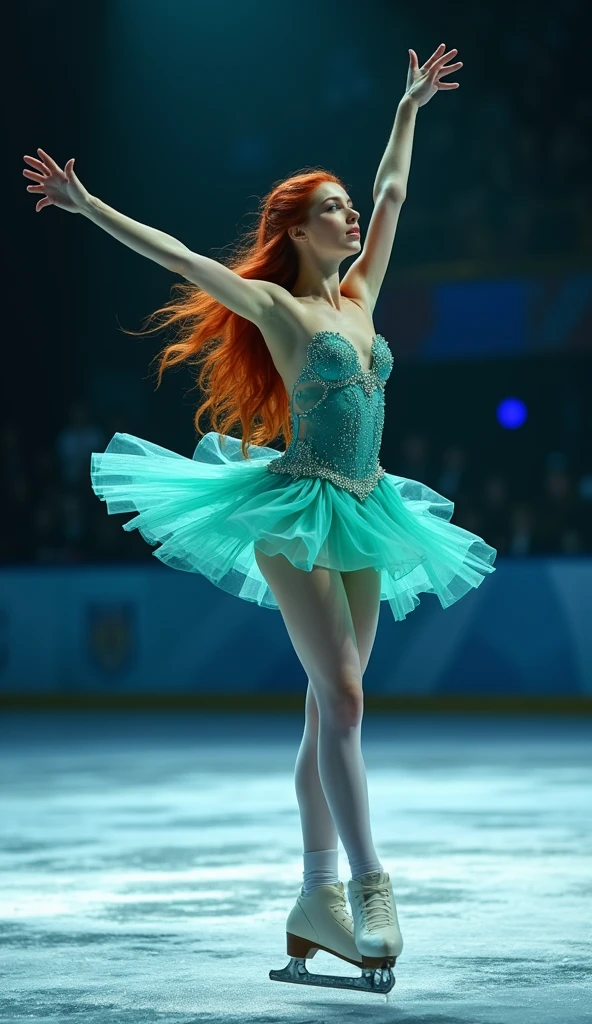 Cute figure skating costume　Ariel　

