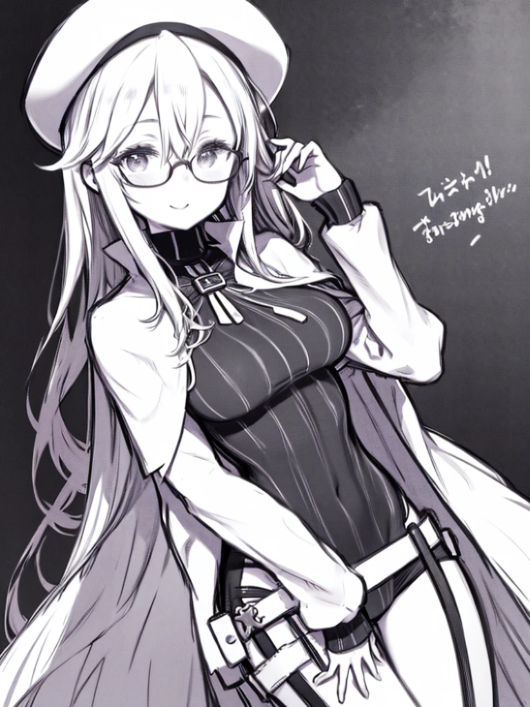 Create an anime character who wears a sexy bodysuit with bunny ears and holey tights with white gloves and sunglasses, and its coparative details are, uma cabelo curto com a franja presa, olhos verde com asul, e que no meio do seu peito aja um machucado aberto que tenha tipo dentes!!!, and do the whole body