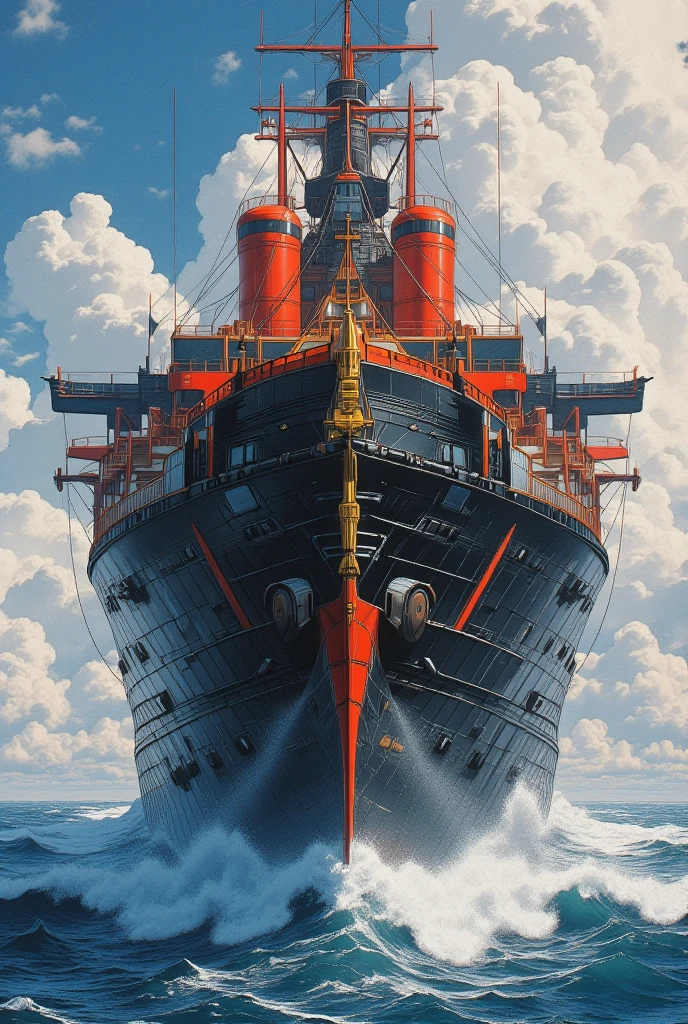 Paintings by Moebius Jean Giraud, A big ship