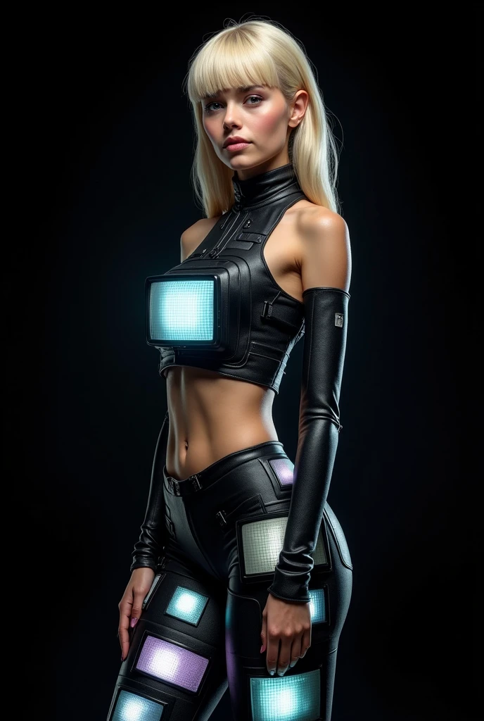 Best quality,tmasterpiece,Ultra-high resolution fills the picture,Indoor at night,Neon lights,Yellow color scheme,Rich yellow,Silver-gray hair,Yellow and white tights,Yellow and white color scheme clothing,the complex background,Weight instruments in the background,High-tech screen in the background,Lateral face,Smiling,Dress less,There are fitness elements in the rear,nike,nike,nike,Tech gym,Perfect makeup,Love eyes,8K quality,Cyberpunk,sense of science and technology,Character backlighting,rim-light,Movement changes,Flowing hairstyle,Loose hairstyle,The number of fingers is refined,6 avatar diagrams,Luminous stud earrings,Luminous digital necklace,Electronic digital watches,The most beautiful girl in mankind,Delicate close-up of the face,Realistic image quality,Super light and shadow,Very good figure,Meticulous,Arrow symbol,Brand sense,English slogan neon,Runway lights,Fitness gym at night