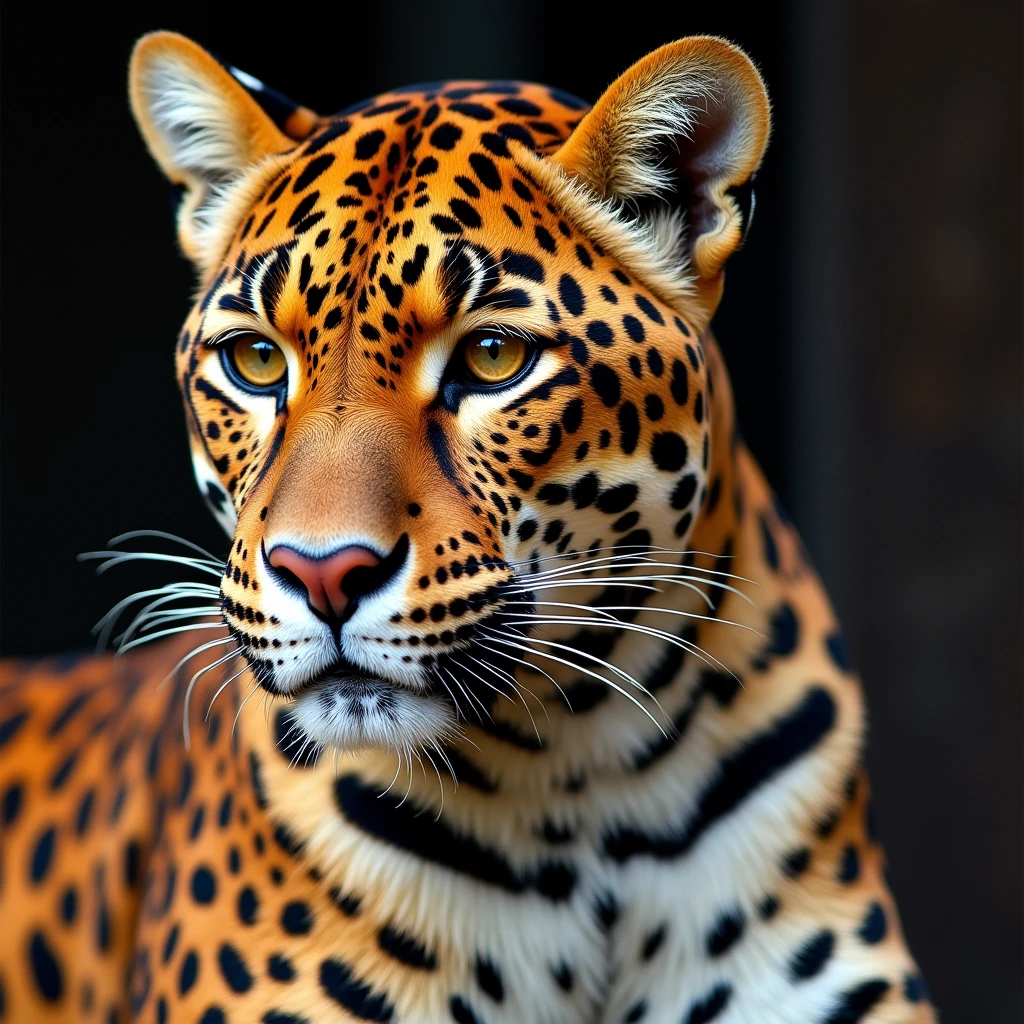 convert (leopard OR jaguar) spots for burgundy red lipstick kiss marks, keep patterns the same, a big cat with kiss marks instead of spots, there are no spots on the cat other than kiss-marks in pattern of a leopard or a jaguar, kiss marks vary in size and color, (kiss marks must fit in where regular spots used to be):1.3, there are no old spots where kiss marks not reside,