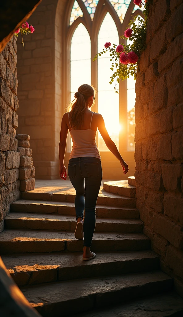 (1woman, full body), a woman is running, woman escapes, (solo woman:1.3), lady wearing a long lacy torn electric blue dress, wind rises her long skirt showing perfect buttocks. she turns her Beautiful face to the viewer, handbag in her hand, realistic hands, high-heels. She runs down Matera streets. sassi_di_matera, tuff walls. City landscape. She escapes from fire and smoke, Beautiful perfect worried face. Closed eyes, cying, slightly open mouth, smooth skin, real pores, (windyupskirt), back view, (woman is running:1.5), best quality, fine details, {{masterpiece, best quality, extremely detailed CG, unity 8k wallpaper, cinematic lighting, lens flare}}. ((extreme detail)), (ultra-detailed), best quality, ultra high res, (8k, RAW photo, masterpiece, realistic, photorealistic:1.4), 8k uhd, dslr, absurdres, ray tracing, high quality texture, intricate details, detailed texture, finely detailed. Dramatic dark lights, night illumination, skirtlift, she is alone in terrific place, fear, low angle