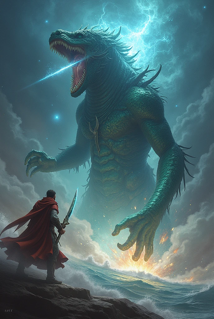 A blue anthropoid, super angry iron dragon having sex, no censure