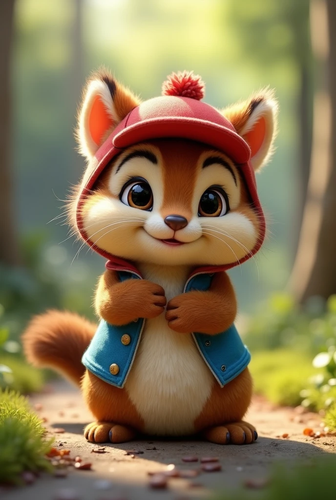 Short-legged kitten、Recreated with a realistic cat、Chip and Dale Cosplay