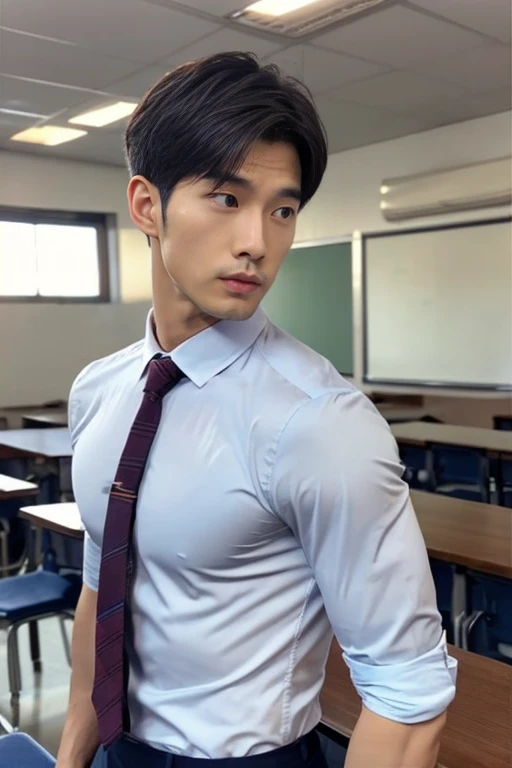 2 Handsome chinese guy naked , wearing glasses, 25 years old,hug, cuddle, touching , romantic, asian teacher and student, chinese hansome actor, kpop idol, Li Yuanbin, Kim Hyung Tae, Kim Hyung Tae, Yin Shishan, Who is Shi Yu, young baby cute face, detailed face, handsome male model,manly, master work, best picture quality, higher quality, high detail, super high resolution, 8k resolution, perfect eyes, perfect skin, manly jawline, manly chin, perfect hands, lean muscles, bare chest, tattoos chest, tattoo hands, tattoo arms, glowing eyes, short hair, hair details, detailed background, naked, super long big fat erection dick, detailed perfect dick shape, big juicy butts, bare butts, classroom background,