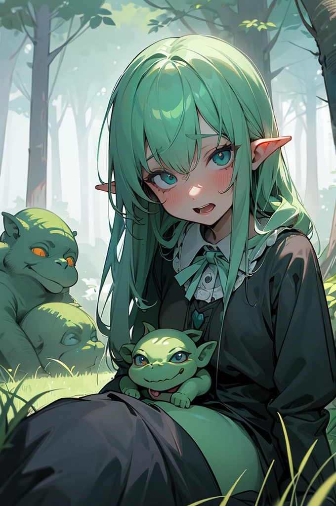 可愛いbaby,(A look of despair),(Are crying),(The place is a forest),((())),(loli),(baby))),ukkake))),((toddler)),(( tentacle,(((Elven Boy)))