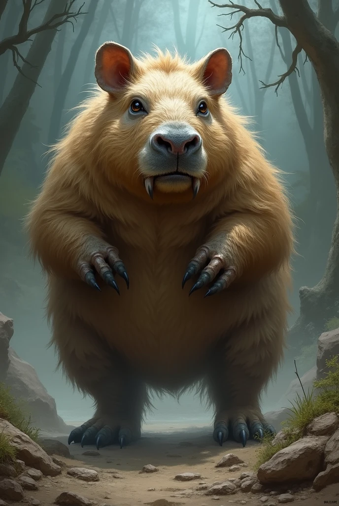 ultra-detailed, masterpiece, masterwork, high quality, best quality, hdr, nature, forest, nsfw, (solo), male, dragon, (chibi), (red little body minotaur), (primitive costume), (chubby body), (long golden hair), (closed eyes, sleeping), lying, stick out one's tongue, drooling, from below, dynamic angle, (foreskin, detailed erect penis perfect balls), cum shot, pojecile cum, cum on body,