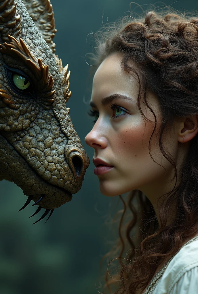 closeup photo of ewt, (holding a big dragon:1.15)