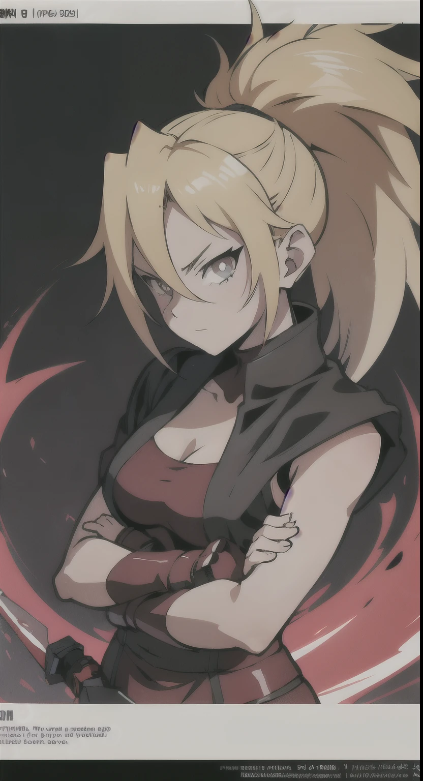 anime girl with sword and armor posing for a picture, female protagonist 👀 :8, badass anime 8 k, cushart kenz, badass pose, portrait of ninja slayer, portrait of a female anime hero, demon slayer rui fanart, guilty gear strive splash art, trigger anime artstyle, cushart krenz key art feminine, extremely detailed artgerm