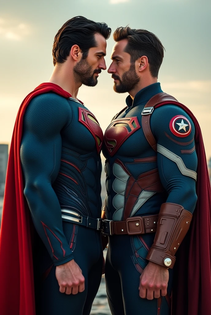 Chris Evans touches Tom's ass (Tom has a big ass, Wide hips and small waist)