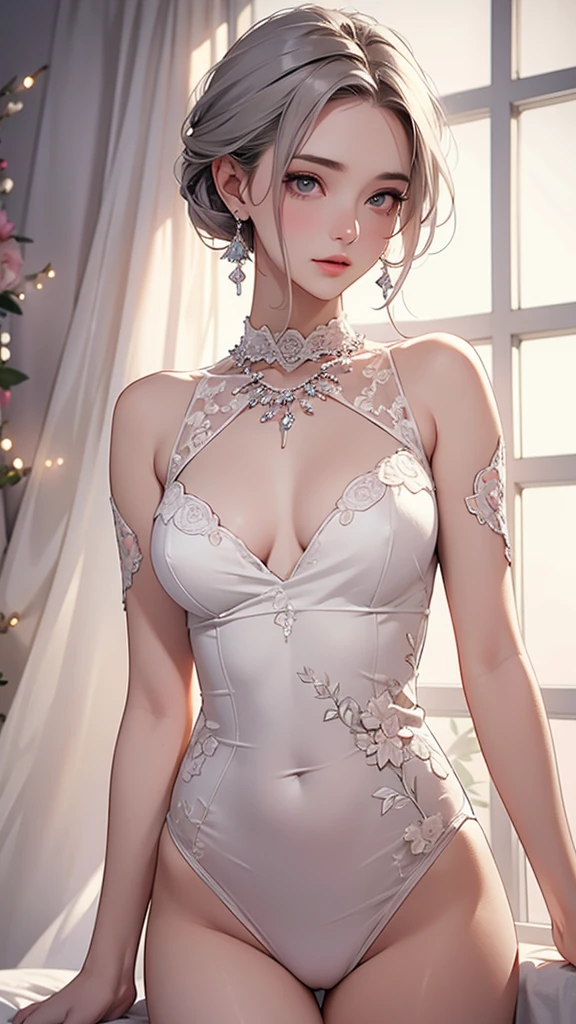 (((masterpiece:1.4, Best Quality:1.4, 8K))), ultra high res, Physically Based Rendering, full body Portrait, cinematic lighting, ultra Beautiful Sexy Woman, 24yo, Detailed large eyes, detailed thin eyebrows, Highlights in the eyes, (short half-updo light brown hair), Highly detailed facial and skin texture, Crisp focus, Clear focus:1.2, Slender beauty:1.4 ((gigantic breasts:1.5)), Slim abs, extreme beautiful face, oval-face, Clear facial features, ((ecstatic expression:1.4)), looking at viewer, (((see through pale pink sexy dress:1.5))), ((detailed beautiful pussy exposed, sex, open pussy:1.2, cum in pussy:1.3, pubic hair)), beauty legs, (((full body shot, warped waist))), (((from side))), city night view, warm lighting,