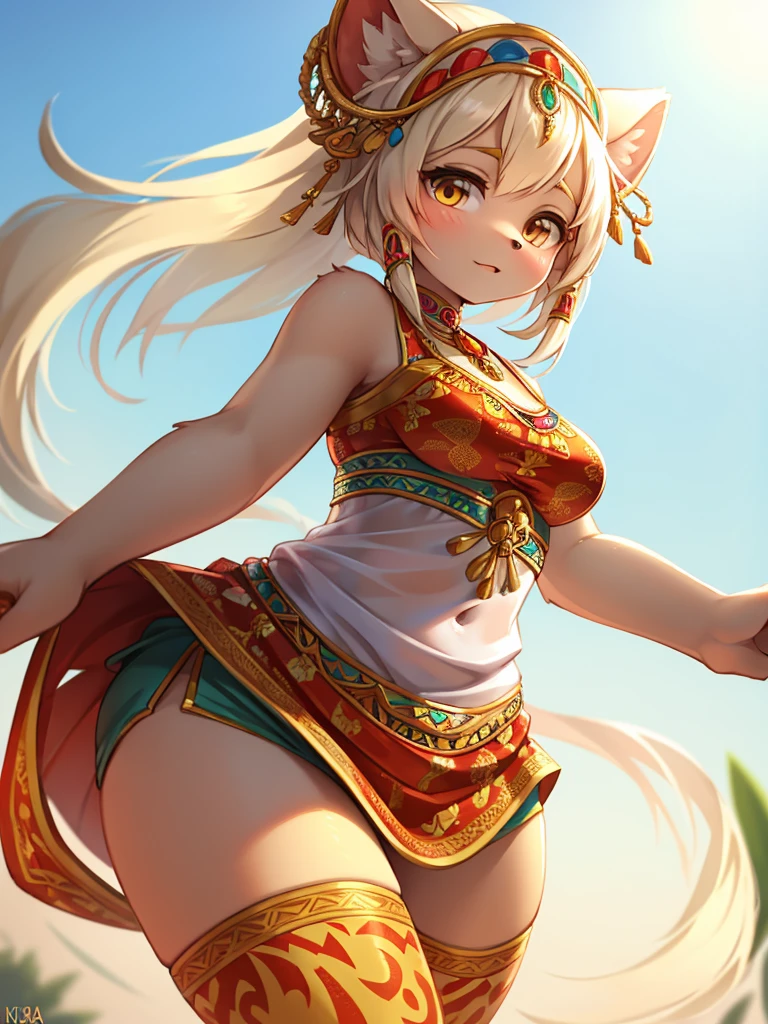 loincloth , Indian Style bra , Ancient India , A strong wind is blowing , Kathakali , motion blur