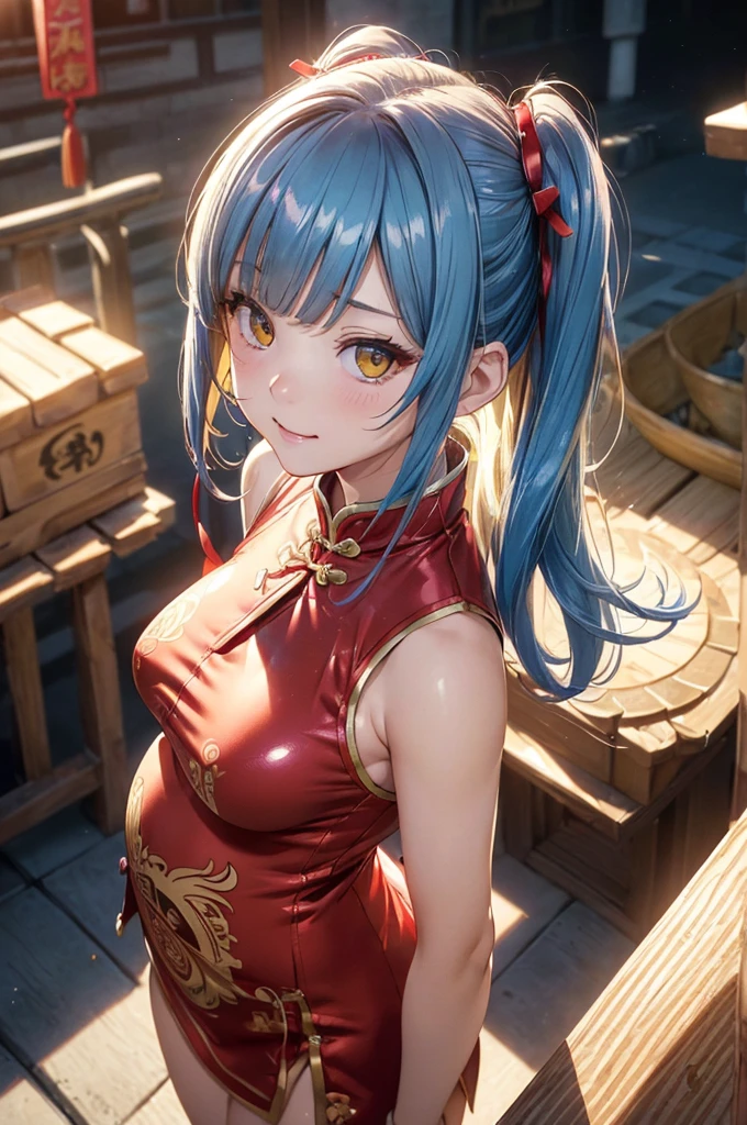 a 20 yo woman、Blackberry Hair、long twintail、Big smile、cleavage of the breast、Thighs at a glance、fishnet tights、Long cheongsam with long purple ankles on open chest、(hi-top fade:1.3)、dark themed、Muted Tones、Subdued Color、highly contrast、(natural skin textures、Hyper-Realism、Soft light、sharp) (masutepiece, of the highest quality, Best Quality, Official art, Beautiful and aesthetic: 1.2), (1girl in: 1.3), Very detailed, (Fractal Art: 1.1), (Color: 1.1) (Flowers: 1.3), (By Yuko Higuchi:1.4), Yuko Higuchi,(posted by Yow:1.2),(linear art),Line drawing,Pen drawing,Zentangle,(Tattoo patterns:1.2),(complex lines),(masutepiece),(Best Quality:1.1), (Ultra-detailed),Best Illustration,finely detail,hand-drawn high quality,High contrast,(Clean lines:1.3),ligne claire,(Portrait),(very closeup:1.1),1 girl,Solo,The girl is wrapped in snow,(Intricate details:1.3),(Detailed background:1.2),(coloured background:1.1),sketch,Intricate details,High resolution，a moon，top-quality、8K、hight resolution、​masterpiece、(portlate:0.6)、A dark-haired、Middle hair、(grinning evily:1.3)、(Look at viewers:1.3)、(bokeh dof)、18year old、8K, masutepiece, (Photorealistic:1.5), Artistic portrait from behind ((Yakuza Girls) Wearing ((yellow tight crop top leather suit))), back tattoo, Revealing the tattoo on the back, (Dragon tattoo), Bare shoulders, huge-breasted,  Beautiful skin, Slim Fit Body, Cute face, nice appearance, look at viewr, bluehair in a bun with bangs, Foggy, Daylight, skyscapers, Clouds, Cozy and cool atmosphere, Dynamic lighting, natural, artistic，18-year-old girl Wahori skin, Yakuza, Japan Mafia, Background of Tokyo future cyberpunk District, Realistic, Photoreal, masutepiece, Best Quality, Movie photo of a Japan cartel gang with tattoos, epic lighting, Yakuza tattoos on Japan, japanese art on behance, Japan culture, Sexy, Exotic, Erotic，Tattoo of butterflies and flowers on the upper body，Tattoo of a huge number of flowers on the arm、