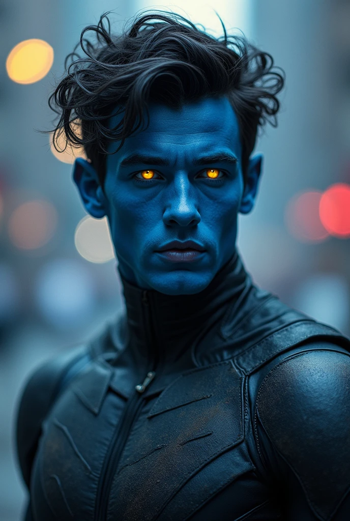 cinematic photo tom cruise with a blue skin, pointy ears, turtleneck, leather jacket, yellow eyes, having a beer in a pub <lora:NightCrawler1024:0.9> . 35mm photograph, film, bokeh, professional, 4k, highly detailed