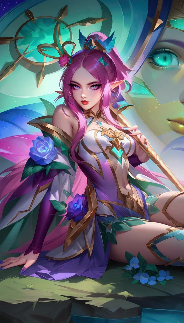 anime character with purple hair and glowing eyes in front of a dark background, handsome guy in demon slayer art, epic fantasy art style, badass anime 8 k, epic fantasy digital art style, detailed digital anime art, human male demon, portrait of hades, epic fantasy art style hd, fierce expression 4k, demon male, extremely detailed artgerm