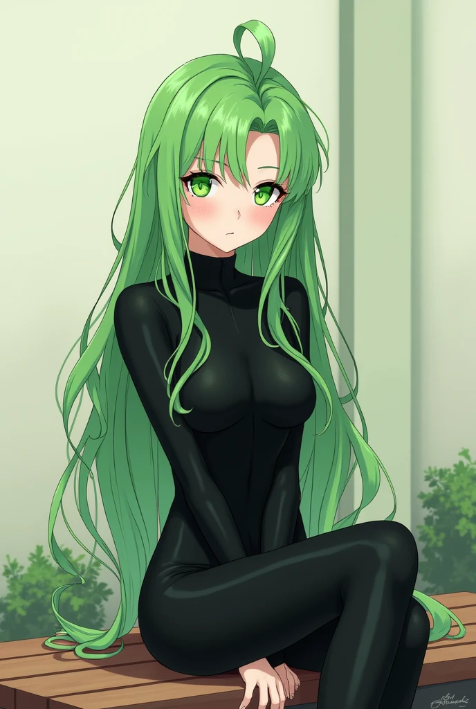 ultra realistic 8k cg, masterpiece, ((ultra detailed background, delicate pattern, intricate detail)), (highly detailed, fine details), best quality, (photorealistic:1.4),beautiful lighting, absurdres, RAW photo, film grain, 1girl, solo, tatsumaki, ((small breasts, black dress)), fine art, (short green hair), (green eyes), (outside, daytime, cityscape, windy, light rays), soft light, action scene, seducing face,