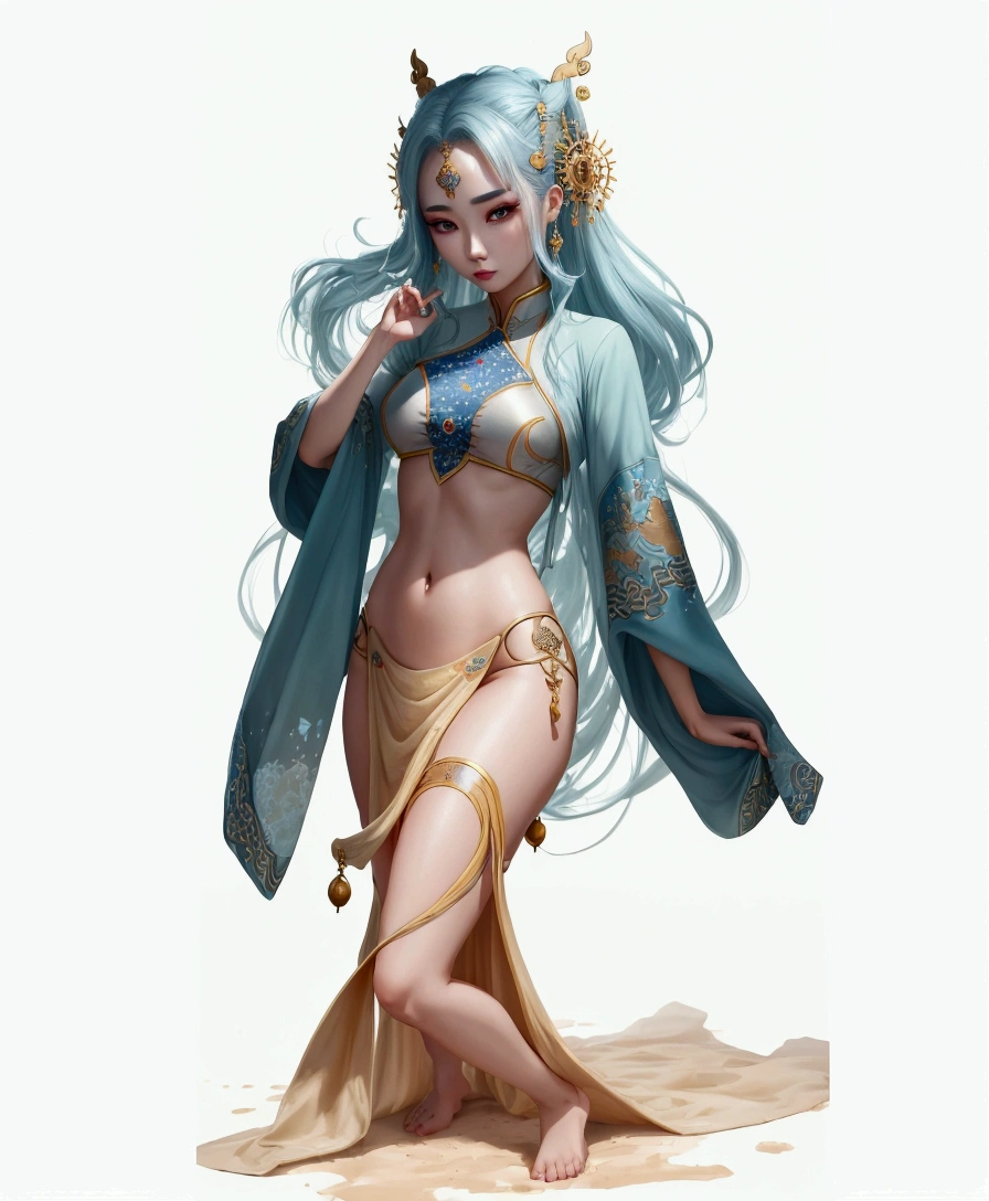 beautiful woman, Una mujer con cabello azul con un atuendo colorido y un fondo colorido con salpicaduras de pintura, por Hirohiko Araki,Arte Oficial, Unidad 8K Fondo de pantalla, Ultra detallado, beautiful and aesthetic, Obra maestra, La mejor calidad, (Zenredar, mandala, enredo, enredar), 1girl, extremadamente detallado, Dynamic Angle, vaquero, The Most Beautiful Form of Chaos, elegante, A brutalist designed, colores vivos, romanticismo, Por James Jean, Roby Dwi Antono, Ross Tran, Francis Bacon, Michal Mraz, Adrian Ghenie, Petra Cortright, Gerhard Richter, Takato Yamamoto, Madera de Ashley, atmospheric, ecstasy of musical notes, streaming musical notes visible,Estilo wtrcolor, (rosa) Arte digital, Arte Oficial, soplado por el viento, Obra maestra, Beautiful, ((acuarela)), salpicaduras de pintura, Detalles intrincados. Gran detalle, [goteo:0.7], tendencias en Artstation, Rachel Walker,Estilo-Pintura-1900, Una hermosa mujer deslumbrante desnuda completamente cubierta de pintura flotando en una piscina, beautiful lighting, Cerrar, grandes ojos hermosos y detallados, Nirvana, relajado, chill, desde arriba, cuerpo completo, gotas de pintura, Remolinos de pintura, salpicaduras de pintura, tacones altos, (Hermosos remolinos de pintura en espiral), por Jeremy Mann, Por Sandra Chevrier, Por Dave McKean y Richard Avedon y Maciej Kuciara, Alto detalle, 8k, colores contrastantes vivos, chromatic abberation, las estrellas tocan el cielo con fondo de estrellas de pintura de la nebulosa aurora por Style-NebMagic, colores vivos y brillantes, a vibrant digital illustration, fondo negro, behance HD, Obra maestra, La mejor calidad, (realista:1.2), (alto contraste:1.2),Gold decoration, fondo negro liso, Beautiful close-up of the Caucasian girl, Dynamic body in motion, Arte digital, salpicar, cuerpo completo, Arte Sakimichan, Tatuaje de mandala oriental, Fondo fractal, Silver and gold and bronze spirit, Reloj antiguo flotante, Antique lamp, salpicar, pose sedu