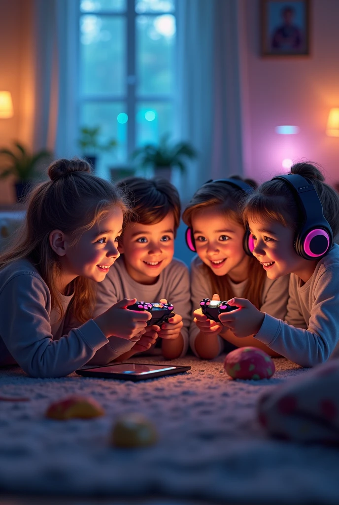 Need pic of girls
playing game on console