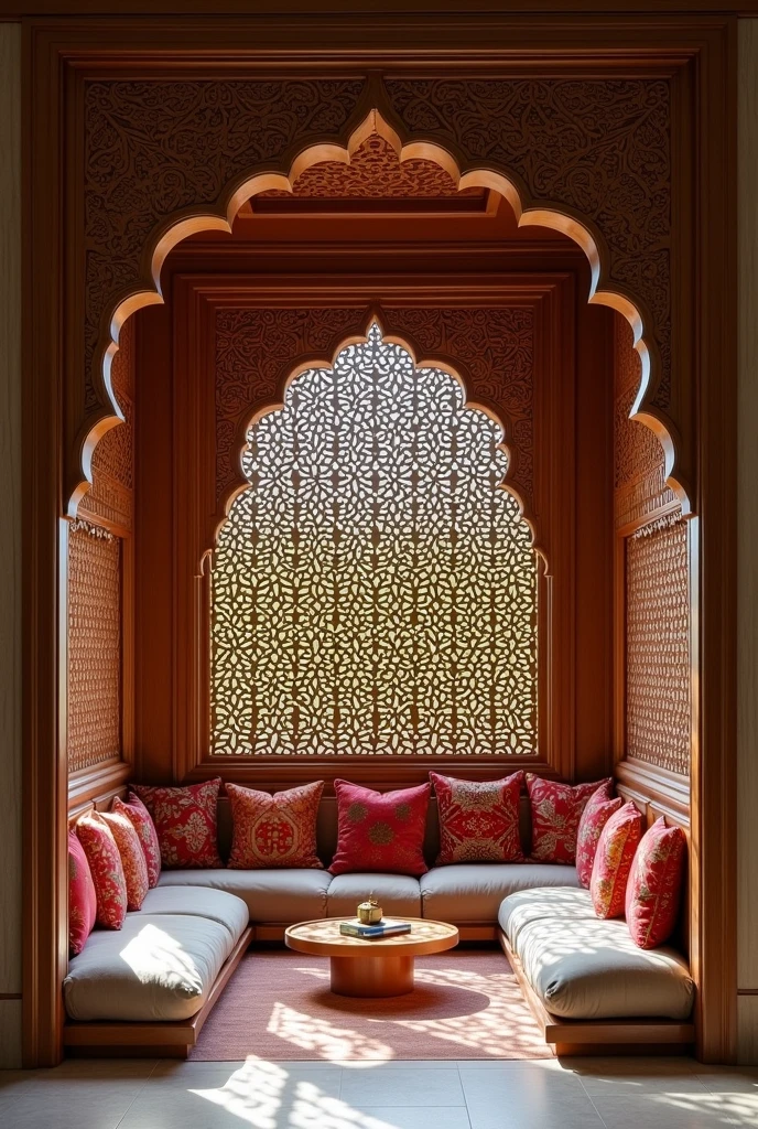 (photorealism:1.2),  pink harem Arabian room, realistic, intricate details