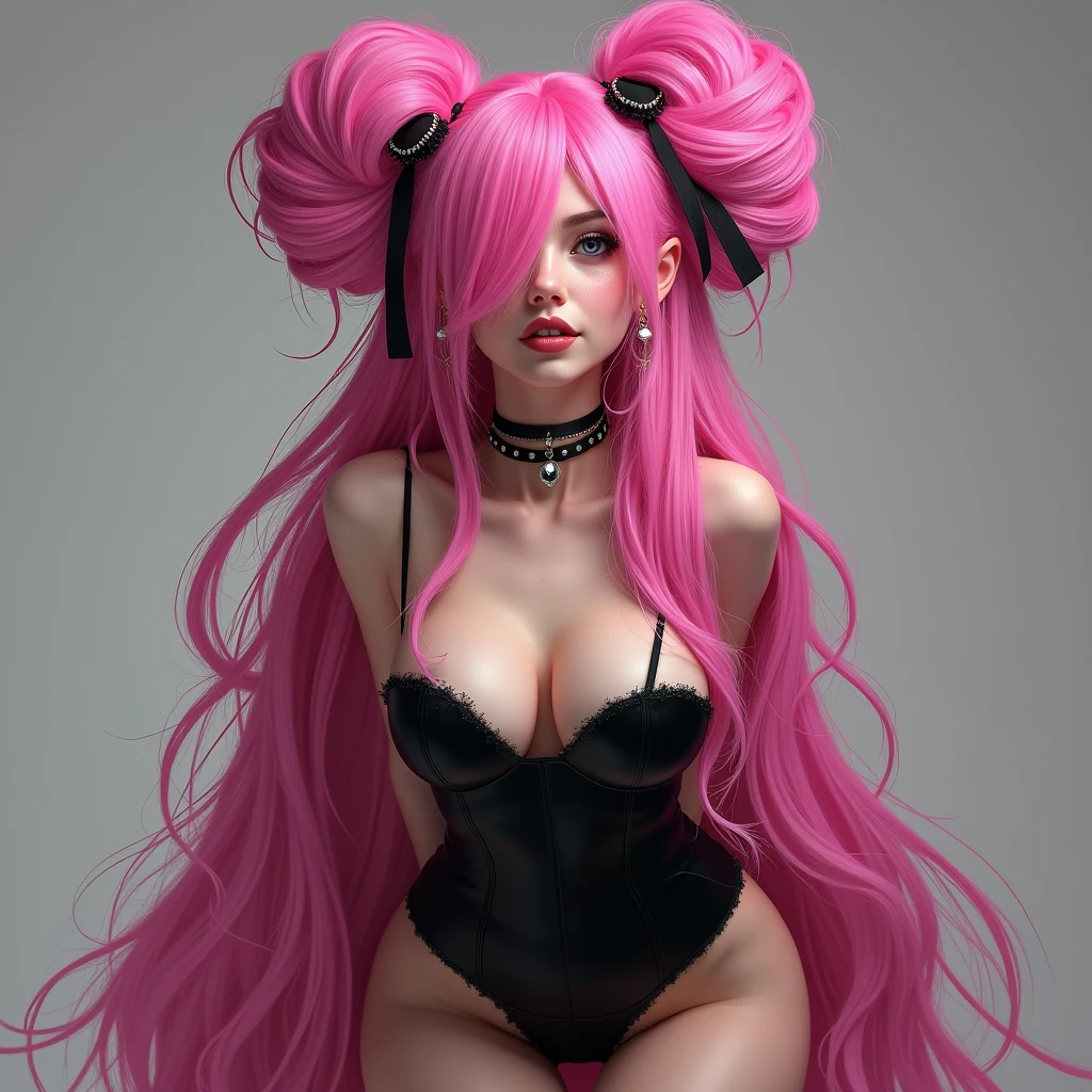 <lora:3DMM_V12:1>,<lora:PastelGothAI:0.8>,<lora:add_detail:0.8>,
A cute girl,long pastel hair,asymmetrical bangs,
(see-through bodystocking),pasties,cat ear headband,pastelgothai,goth,collar
red-light district, neon lighting,
trending,high quality,masterpiece,