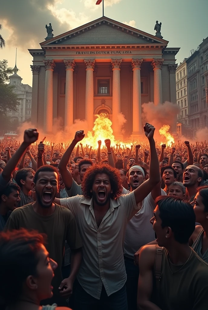 Angry Millions Crowds Conquering Government Sites with Plenty of Fire and Cocktails of Melutov