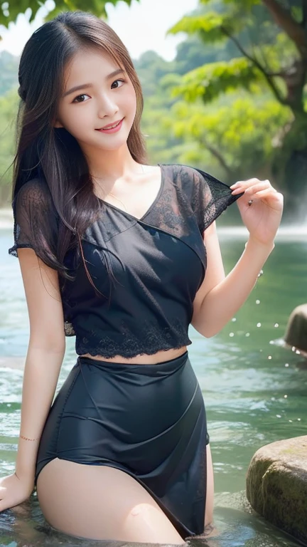 The beautiful Myanmar girl's crooked body beauty is attached to her body, so she sees the underwear as it is slightly thinner The smiling face is so beautiful that the hair is wet, and the long Myanmar sculpture is wet in the body, with the clearest sins and the highest quality, HD 