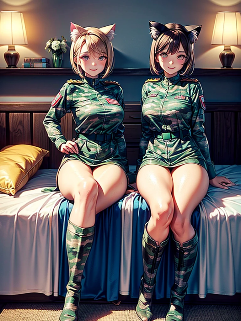 2 naked girls, Fubuki und tatsumaki, one punch man, liegen zusammen nackt auf einem bett, beine spreizen, beautiful body, Gorgeous girls, helle haut, large chest, exposed, shaved, dark and green hair, pretty faces, nackt, keine kleidung, sexuelle pose, touching naked crotch, hot, moist, no clothing, geil