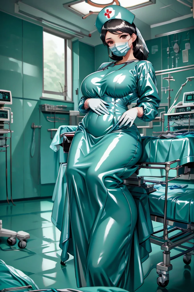 nurse uniform,hospital, latex nurse suit,nurses,busty,elbow gloves,labcoat,black hair woman,red eyes , gigantic ,medical instruments,asian nurse,two nurses,speculum,examination room,oversize ,big ass ,strap on, lay on table ,legs spreaded,giving birth,gyno chair , dentist,Milf,latex,red uniform,oversize breasts,diaper