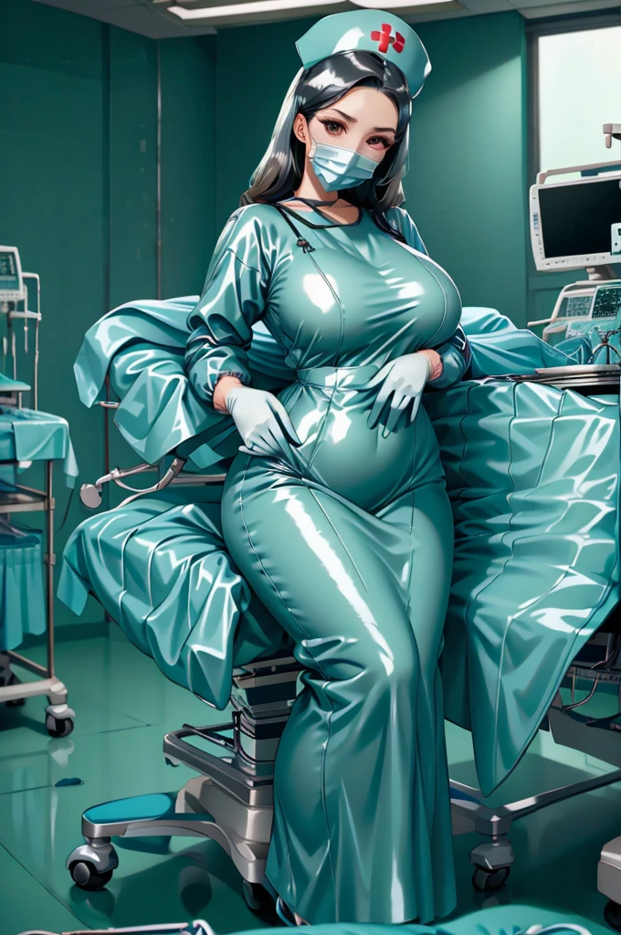 nurse uniform,hospital, latex nurse suit,nurses,busty,elbow gloves,labcoat,black hair woman,red eyes , gigantic ,medical instruments,asian nurse,two nurses,speculum,examination room,oversize ,big ass ,strap on, lay on table ,legs spreaded,giving birth,gyno chair , dentist,Milf,latex,red uniform,oversize breasts,diaper