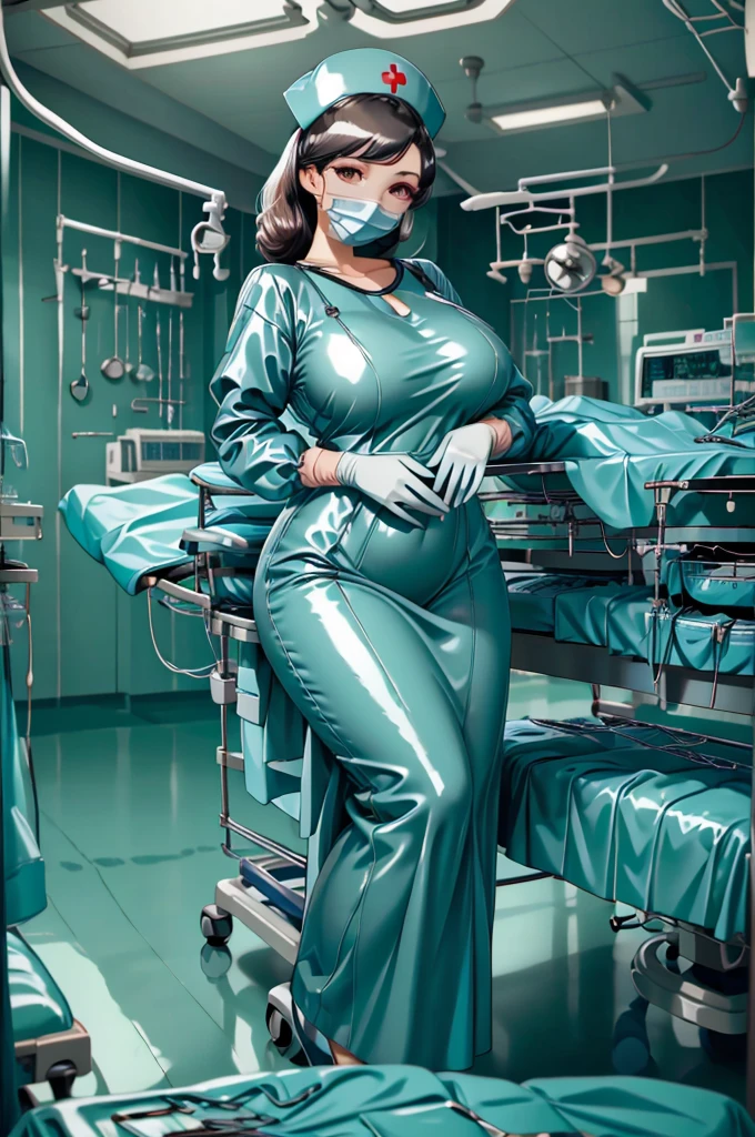 nurse uniform,hospital, latex nurse suit,nurses,busty,elbow gloves,labcoat,black hair woman,red eyes , gigantic ,medical instruments,asian nurse,two nurses,speculum,examination room,oversize ,big ass ,strap on, lay on table ,legs spreaded,giving birth,gyno chair , dentist,Milf,latex,red uniform,oversize breasts,diaper