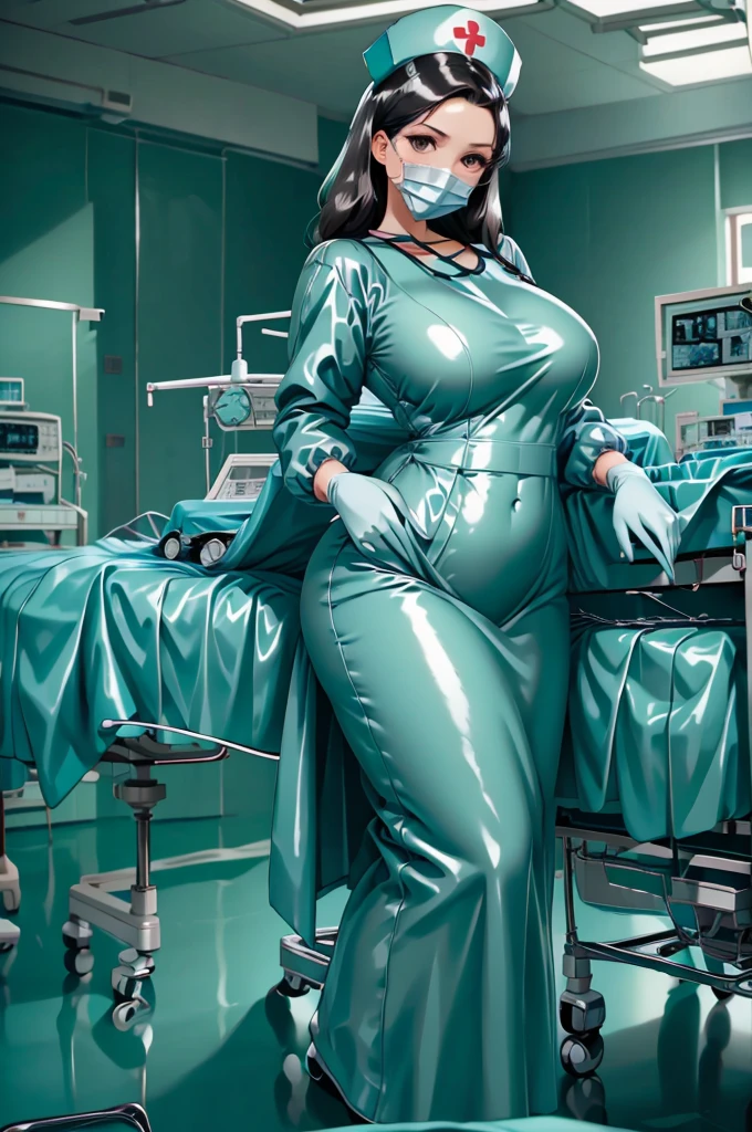 nurse uniform,hospital, latex nurse suit,nurses,busty,elbow gloves,labcoat,black hair woman,red eyes , gigantic ,medical instruments,asian nurse,two nurses,speculum,examination room,oversize ,big ass ,strap on, lay on table ,legs spreaded,giving birth,gyno chair , dentist,Milf,latex,red uniform,oversize breasts,diaper