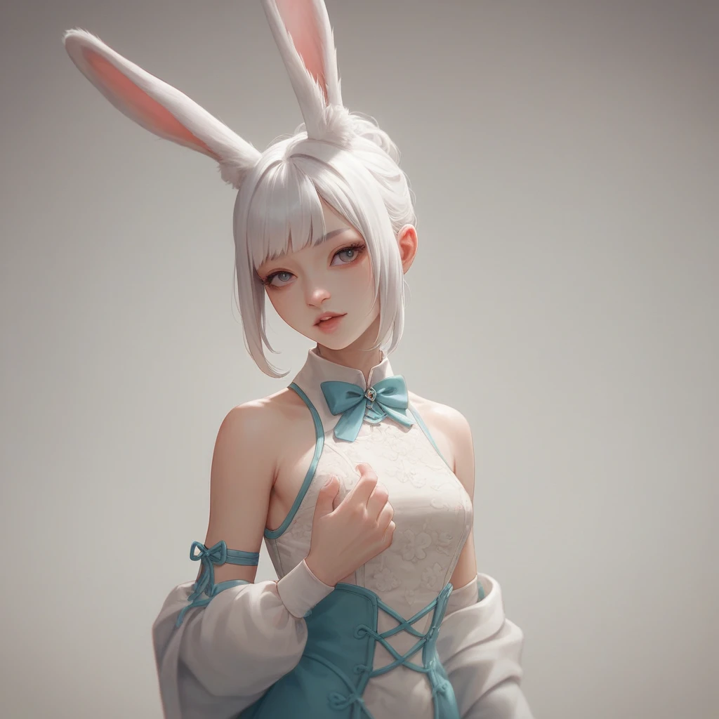 1 rabbit girl,Little Dance Lora,3D chinese animation,soul land