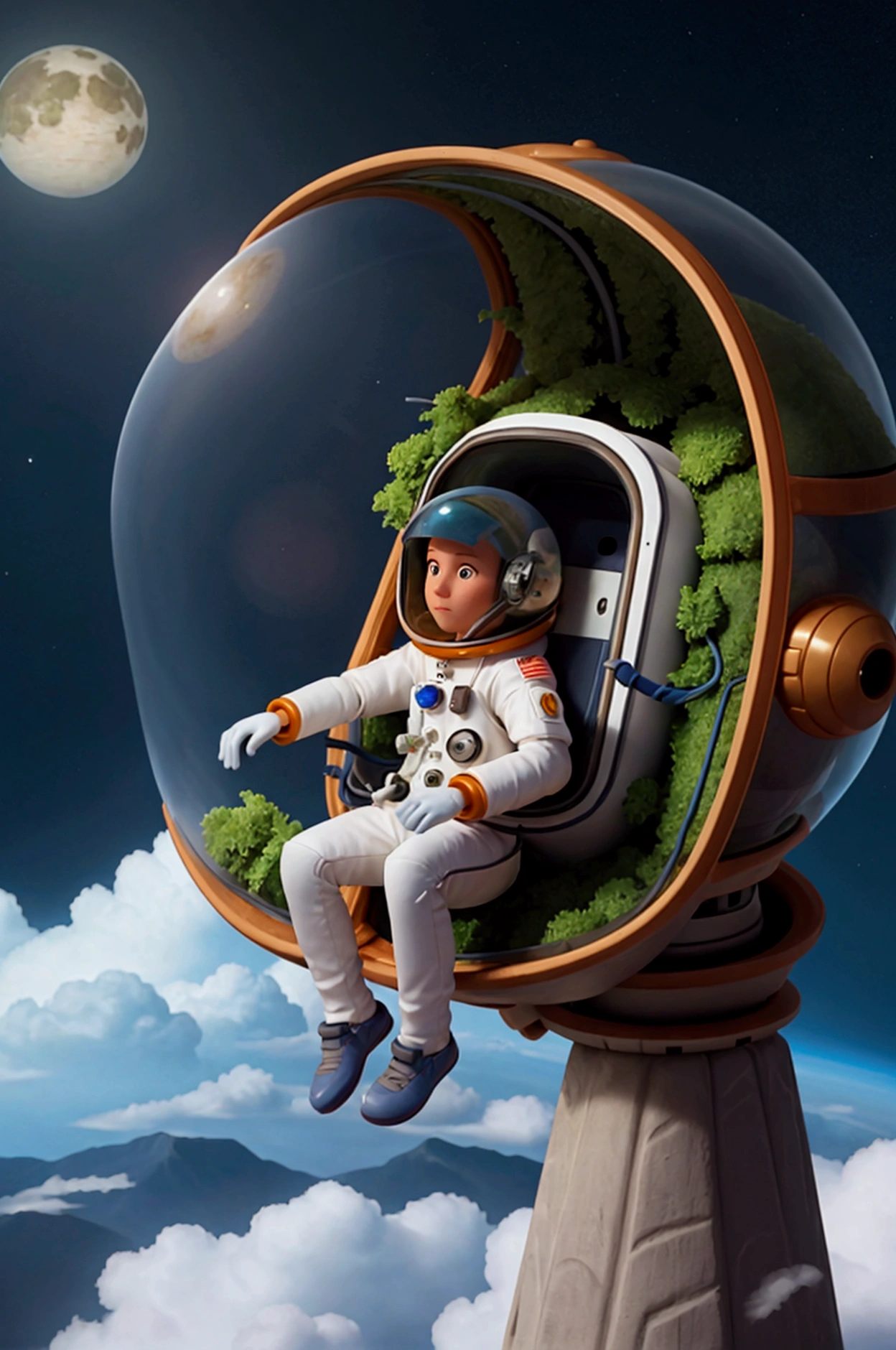 <lora:spacesuit3:1> <lora:thalassophobia:1> masterpiece, best quality, extremely detailed CG unity 8k wallpaper, 1girl, (astronaut:1.1), coral reef, fish, school of fish, shark, water surface, clear visor, gloves