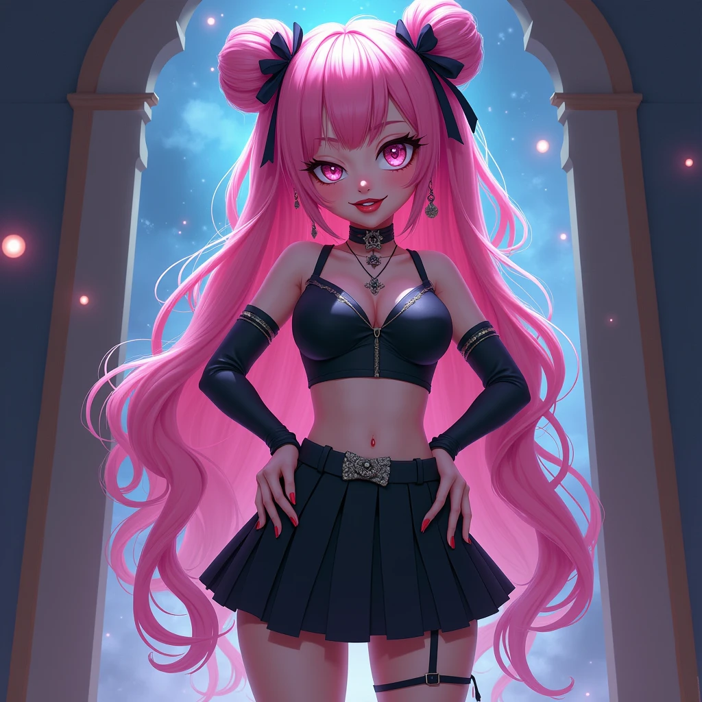 Dark magician Gilles in a red dress,((See through)), Very detailed, Rubio,(((Tiny mini skirt))), ((Skirt flip)),(((I can see Tanga))),smile, blue eyes, Realist, Red High Heels, (((Christmas))), Neckline, ((Christmasツリー, gift)), cabello Rubio, 魔法のChristmas. Seductive and sensual poses.