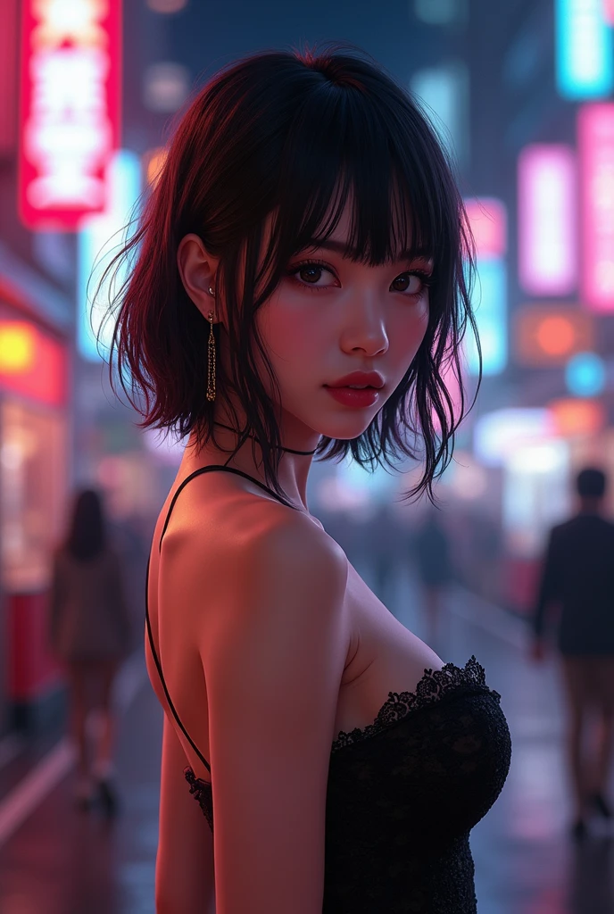 Greg Rutkowski, elegance, dynamic lighting, spectacular lighting, high detail,
digital coloring, 8k, erotica with a clear focus, big tits, porn models, stripper, full face, without underwear, full height, various hairstyles, bust, Phosphorus, Bright colors, Micro Bikinis, Thongs, Beautiful photo of Reika Shimohira as a (Cyberpunk Nekomata catgirl), slender body, cat ears, cat tail, (cowboy shot), science fiction, ((futuristic cyberpunk city in the background)), Gantz, Cyberpunk 2077, Ultra realistic photo, masterpiece, best quality, CG, wallpaper, HDR, high quality, high-definition, extremely detailed, {beautiful detailed face}, {beautiful detailed eyes}, (detailed light){{intricate detail}}, {highres}, ((detailed face)), neon light, chiaroscuro, key visual, intricate detail, highly detailed, breathtaking, vibrant, cinematic lighting, 18+, Nsfw
