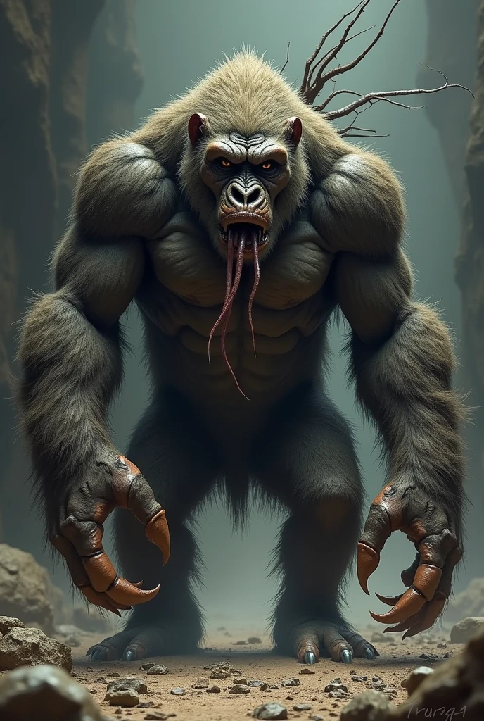 The beast is much more human-like.