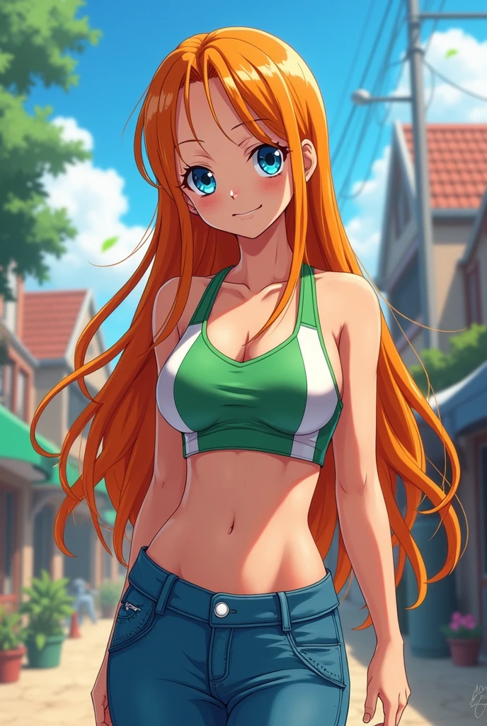 silence suzuka \(umamusume\),(A large-scale masterpiece), Perfect Quality, Perfectly detailed, Computer Graphics Effect, 8k wall paper, beautiful illustration, a beautiful background, dinamic angle, (run:1.3), (one girls), Cyan eyes, beatiful face, Beautiful skin, beautiful breasts, medium breasts,erect nipples,tail, A perfect chest, beatiful face, Beautiful body Realistic body, Beautiful butt, Realistic butt, ((NSFW)), ( from below), happy smile、(micro green panties:1.4),green bikini bra、Background of the racecourse