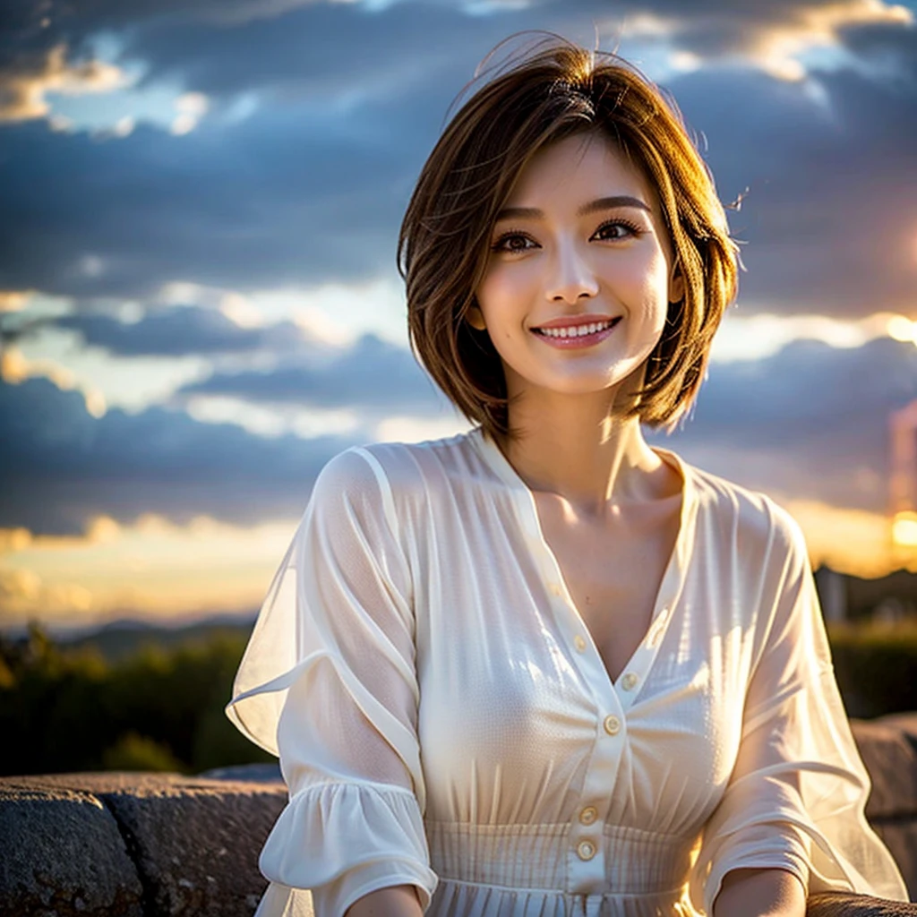 (Realistic, 超Realistic:1.4), 16K HDR, High resolution,((Whiskey Glass)),((Whiskey Bottle)),((Whiskey Glass)),Happy Smile、Short Hair,The best smile、Japanese Actress,so beautiful(It looks like the real thing),Evening Dresses,Cocktail Dresses、Whiskey Bottle、The Macallan、Johnnie Walker、、Old Parr、whiskey、Slim couple、Model Couple、(Realistic, Intricate details:1.2), Single Malt、scotch、Rocks glass、Shot Glasses、Whisky on the Rock、Scotland、Amazing view of the sunset sky and clouds、,Digital SLR camera, Soft lighting, Detailed Background, Volumetric lighting, Sharp focus, super Realistic 肌,so beautiful表現です,Cloud Effect:1.2、プロ品質のHigh resolution、Best Quality,Slim figure,Highly detailed face,Detailed eyes,Beautiful Lips,Excellent light particles,Cinema Lighting