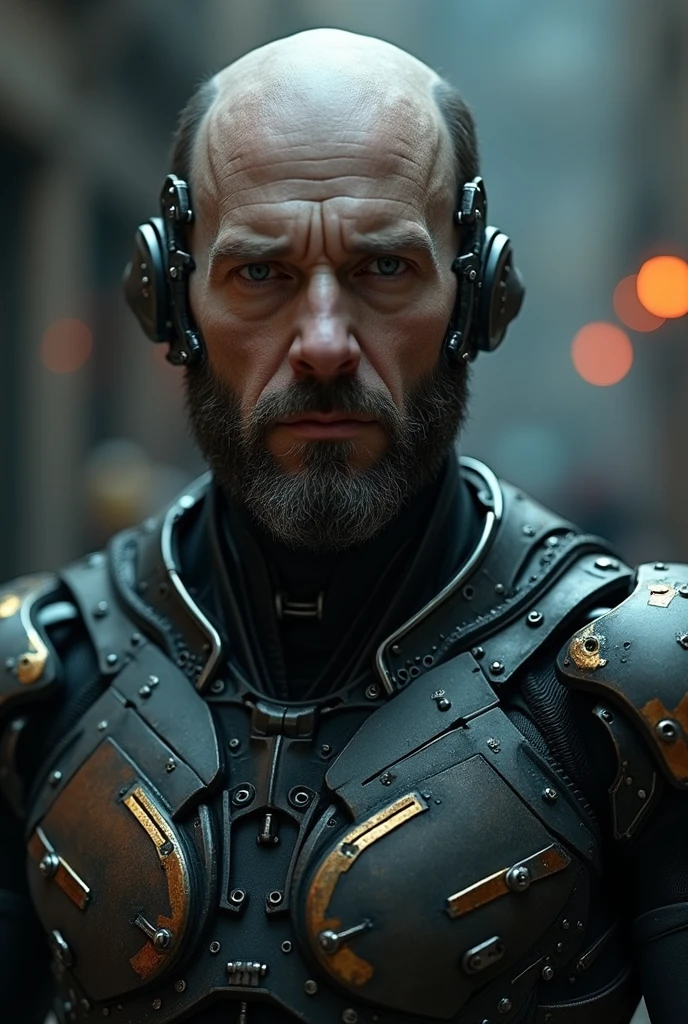 (photorealistic:1.4), (best quality:1.0), (ultra highres:1.0), 8k, RAW photo, (masterpiece:0.2), upper body, 
<lora:zyd232_CyberneticJawless_v1_1:0.7> Cybernetic_Jawless, mask, mechanical parts, cybernetic, 1man, middle age male, asian, 
(cyberpunk street:1.2), neon lights,