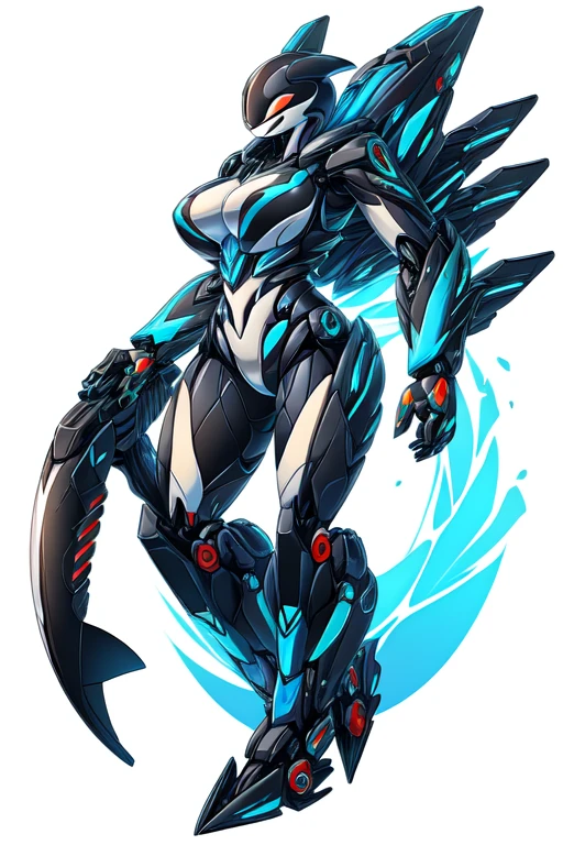 Female furry orca killer whale transformers autobots style 