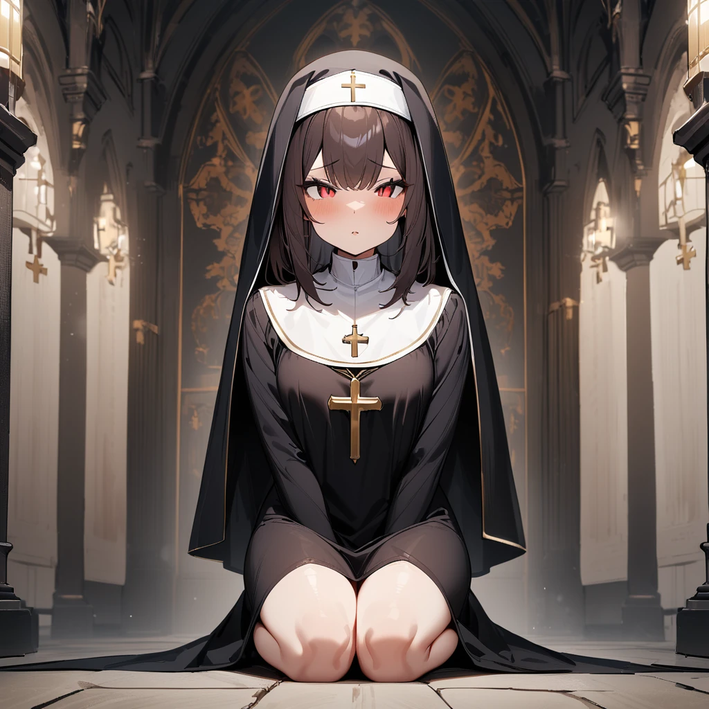 (masterpiece, official art, beautiful and aesthetic),(best quality:1.2),light on face,cinematic lighting, (1girl:1.2), Depth of field, classical, church, elegent, <lyco:GoodHands-beta2:1> <lora:add_detail:1> <lora:still_life_v3:0.7> <lora:animetarotV51:0.6>