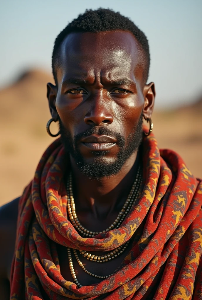 African man
