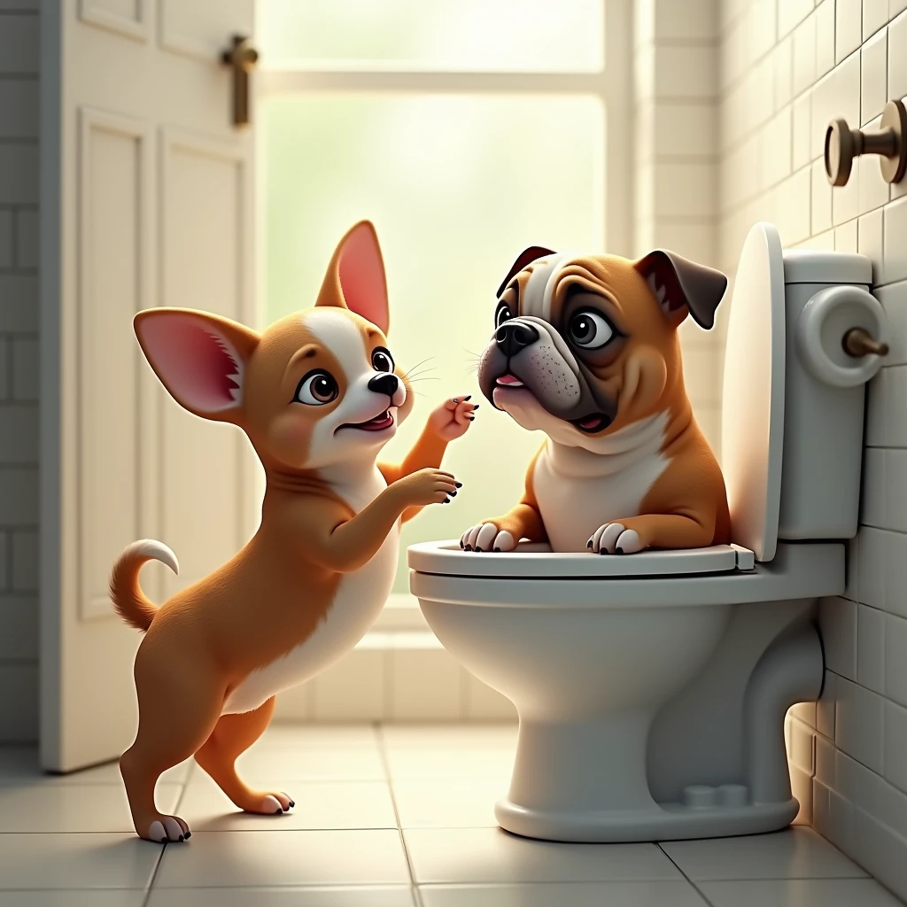 feral dog , female, canine pussy, anus, pussy juice, cunnilingus, open mouth, tongue out, blush, pleasured, toilet, glory hole