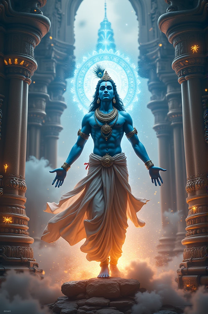Shree Krishan name's lord,full dody lite,in dust