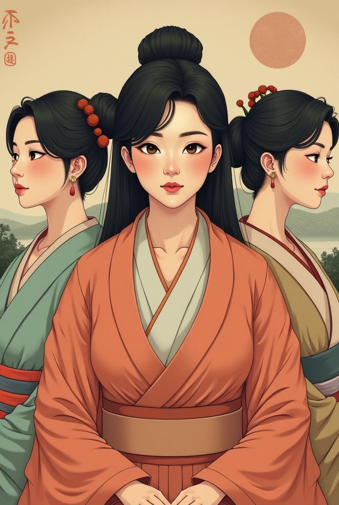 Japan people in their 30s、The shape of the face is oblong、Beautiful and elegant 5 months pregnant