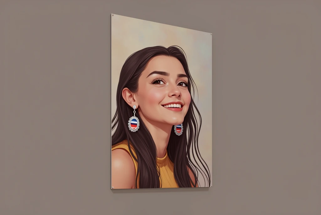 ((brush stroke style:1.3), painterly, textured, highly detailed:1.15), (long shot:1.4), <lora:sd15_LeaEluiGinet_locon_64_v1:1> LeaEluiGinet, smiling, terra cotta color hair styled as Straight Halo Braid