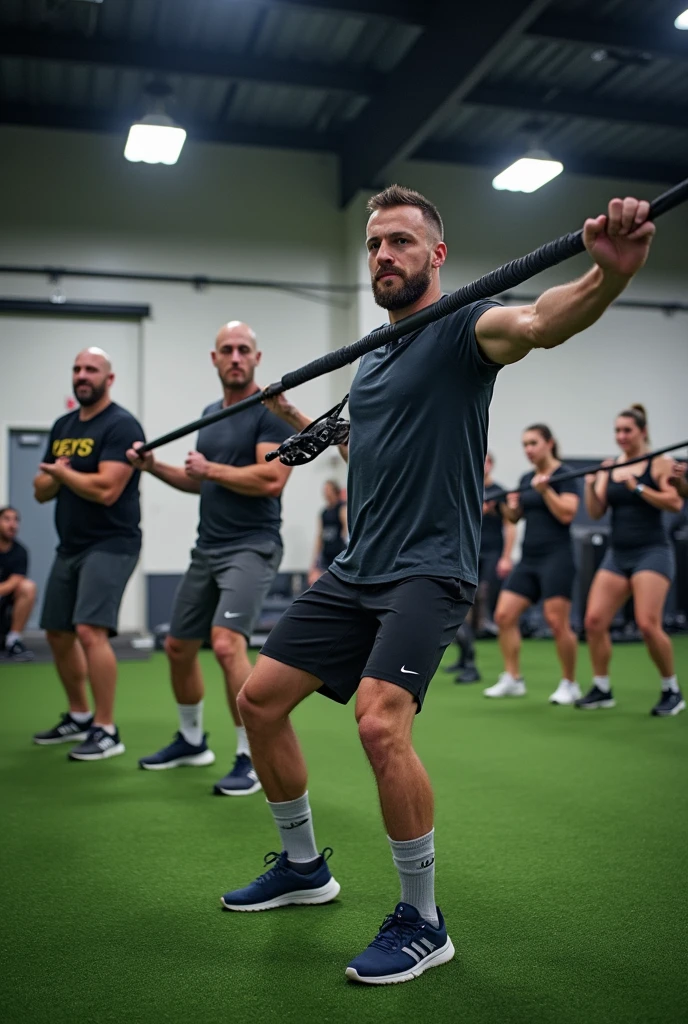 A Crossfit Quartet on Crutches